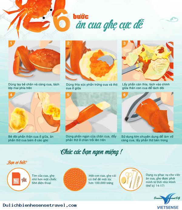 6 Bước Ăn Cua Ghẹ Chuẩn Không Phải Ai Cũng Biết - Ảnh 1 6 Bước Ăn Cua Ghẹ Chuẩn Không Phải Ai Cũng Biết - Ảnh 1